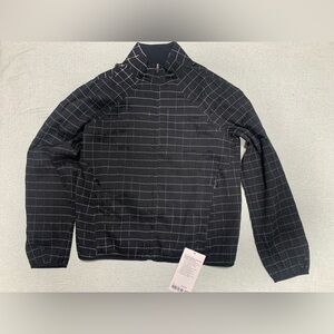 Lululemon NWT Adapted State Textured Jacket Reflective Grid S Black